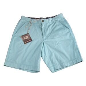 True Flies Shorts 34 manasota Sea Foam Blue Casual Summer Beach NWT